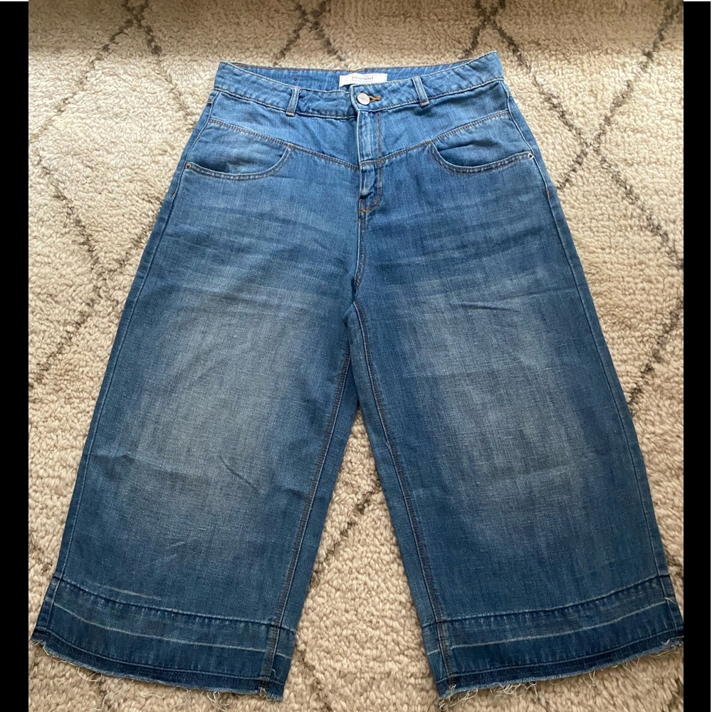 Women’s wide leg Crop jeans